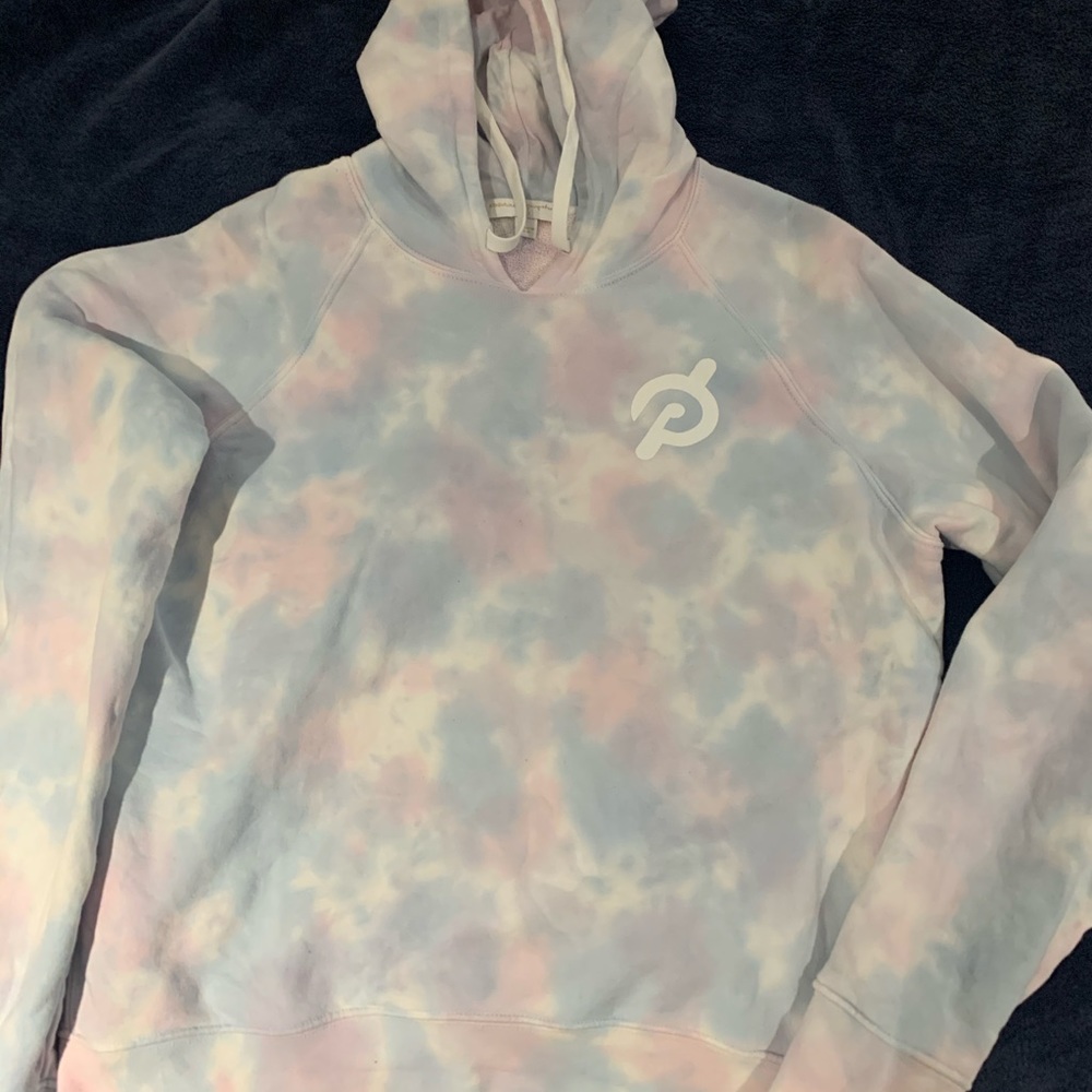 Peloton Spiritual Gangsta Large Tie Dye Sweatshirt